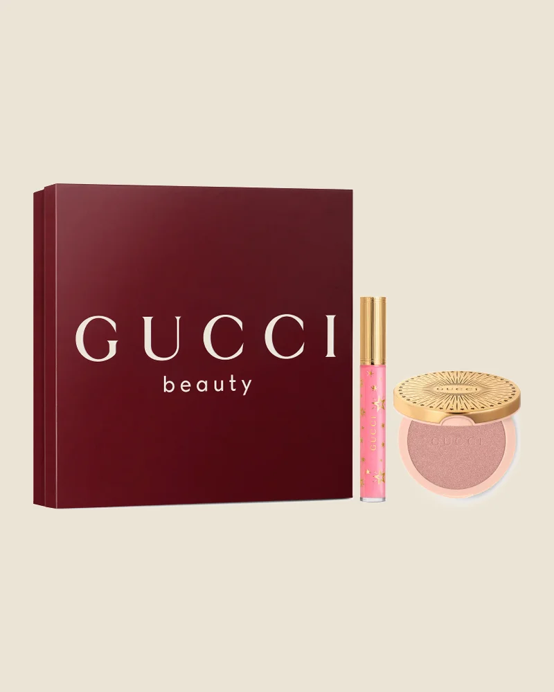 Gucci — Набор хайлайтер и блеск для губ